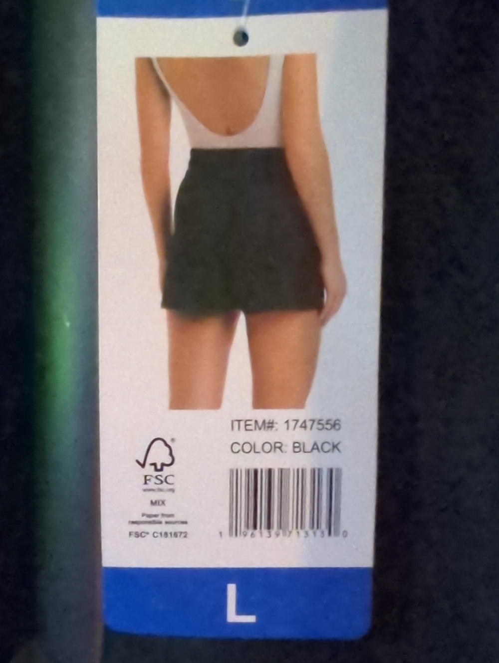 OP Women’s Black Athletic Shorts with Zipper Pockets - Picture 3 of 4